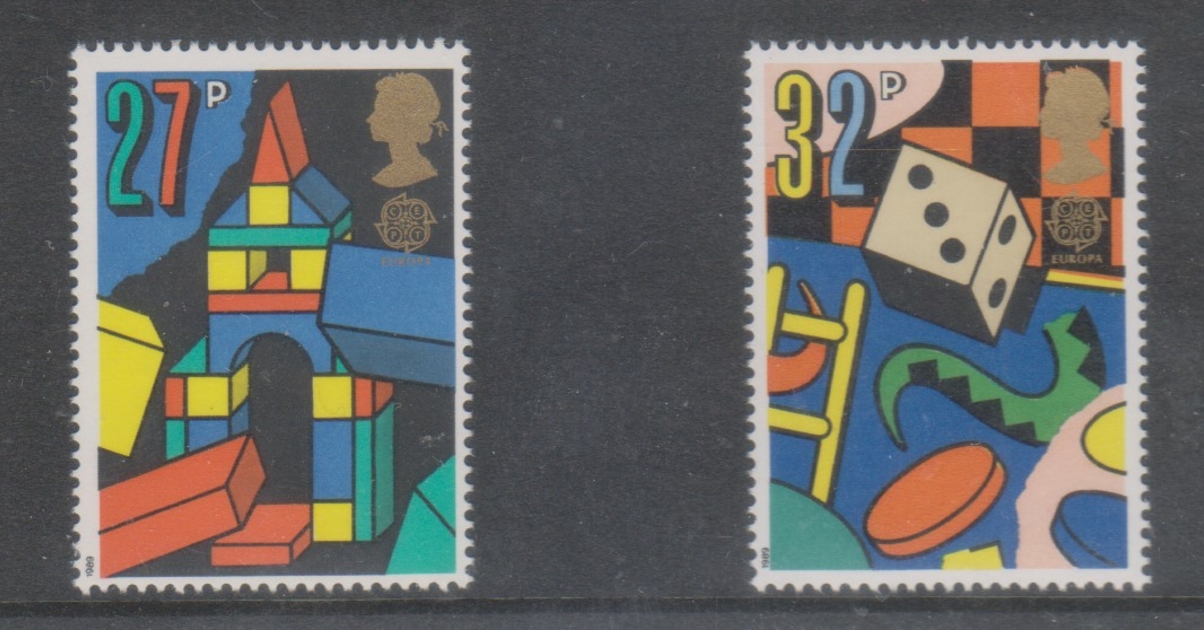 Grande Bretagne Europa yt.1380/83 neufs ** de 1989 Cote €7